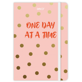 Agenda nedatata 130x205 160 pagini Daco AN507RZ - roz