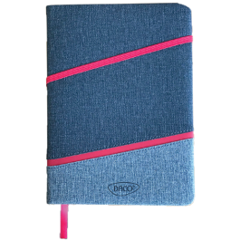 Agenda nedatata A5 160 pagini Daco AN502R - rosu