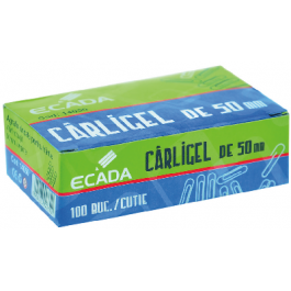Agrafe hartie 50mm Ecada 