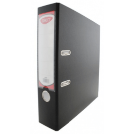 Biblioraft plastifiat 7.5 cm Daco Negru