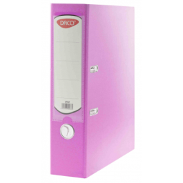 Biblioraft plastifiat 7.5 cm Daco Roz