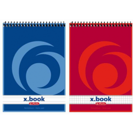 Bloc notes spira A5 50 file Herlitz X.Book