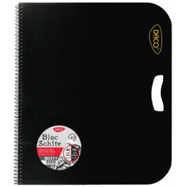 Bloc schite A3 Alb-Negru coperta plastic cu maner