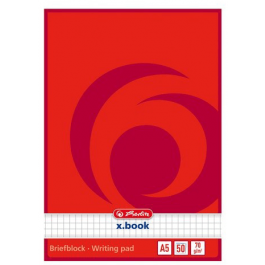 Bloc notes A5 50 file Herlitz X.Book - matematica