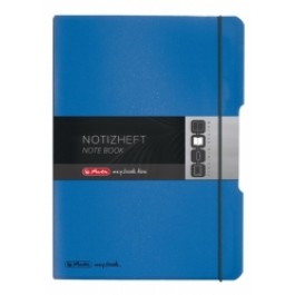 Caiet My.Book Flex Herlitz A5 40f matematica albastru transparent