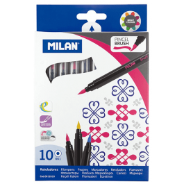 Carioci Milan 10 culori tip pensula