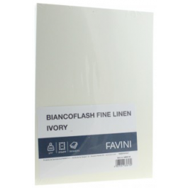 Carton carti de vizita A4 250g Favini - ivory texturat
