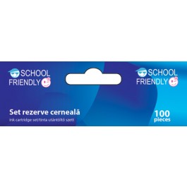 Cartuse cerneala School Friendly 100 buc
