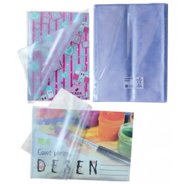 Coperta transparenta caiet A5