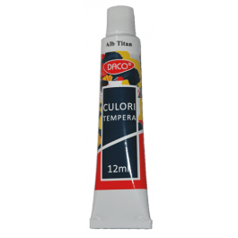 Culoare tempera 12ml Daco - Alb