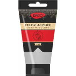 Culori acrilice Daco 75 ml - Argintiu