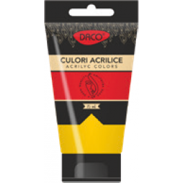 Culori acrilice Daco 75 ml - Galben Mediu