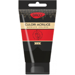 Culori acrilice Daco 75 ml - Negru
