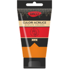 Culori acrilice Daco 75 ml - Portocaliu
