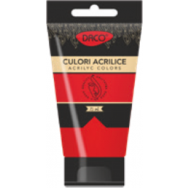 Culori acrilice Daco 75 ml - Rosu Carmin