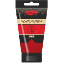 Culori acrilice Daco 75 ml - Rosu Ocru