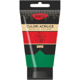 Culori acrilice Daco 75 ml - Verde Mediu