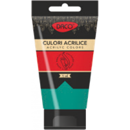 Culori acrilice Daco 75 ml - Verde Turcoaz