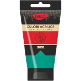 Culori acrilice Daco 75 ml - Verde Viridian