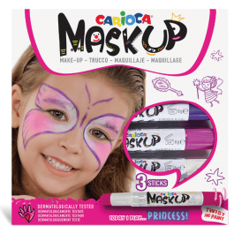 Culori piele si fata Carioca Mask Up 3 culori - Princess
