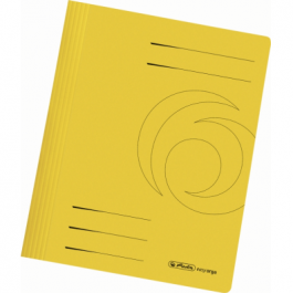 Dosar sina carton Herlitz EOTG A4 - galben