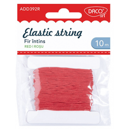 Elastic fir intins Daco 10m rosu