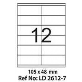 Etichete autoadezive 12 coala 105 x 48 mm