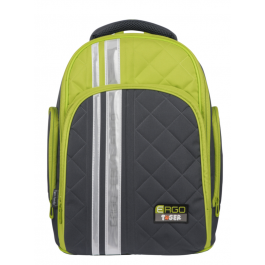 Ghiozdan ergonomic Herlitz Ergo Rainbow Lime & Grey