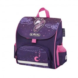 Ghiozdan gradinita ergonomic Herlitz Mini Softbag Unicorn Night