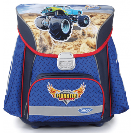 Ghiozdan tip container Monster Truck GH310