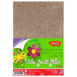 Hartie gumata glitter autoadeziva Uni DacoArt - Aramiu