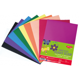 Hartie gumata embosata DacoArt 10 culori set