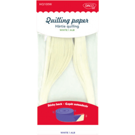 Hartie quilling Uni Daco 0.5 x 42.5 cm - Alb