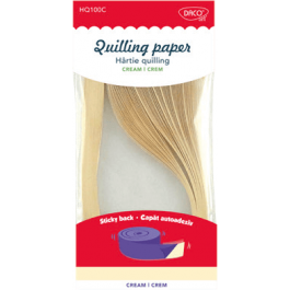 Hartie quilling Uni Daco 0.5 x 42.5 cm - Crem