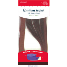 Hartie quilling Uni Daco 0.5 x 42.5 cm - Maro