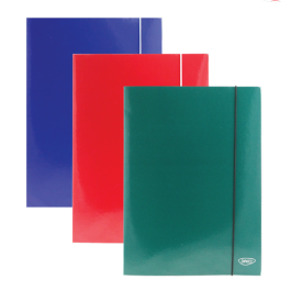 Mapa carton cu elastic A4 Daco - Albastra