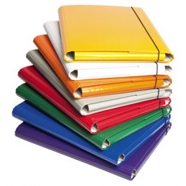 Mapa cu elastic din carton 310 - galben 25mm