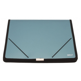 Mapa plastic cu burduf textil Daco - Verde