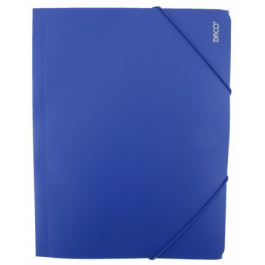 Mapa plastic cu elastic A4 Daco Albastra