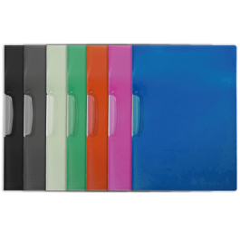 Mapa plastic cu clips A4 Daco - diferite culori