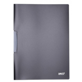 Mapa plastic cu clips A4 Daco - Gri