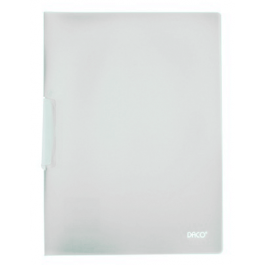 Mapa plastic cu clips A4 Daco - Translucida