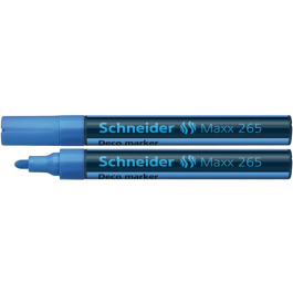 Marker creta lichida Schneider Maxx 265 - Albastru