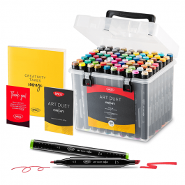 Marker grafic Art Duet Daco 80 culori MK680
