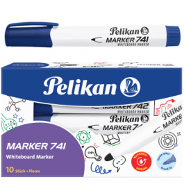 Marker tabla magnetica Pelikan 741 albastru 