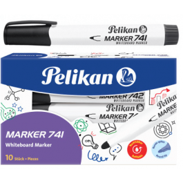 Marker tabla magnetica Pelikan 741 negru