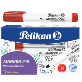 Marker tabla magnetica Pelikan 741 rosu