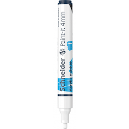 Marker vopsea acrilica Paint-It 320 4 mm Schneider Alb