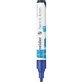 Marker vopsea acrilica Paint-It 320 4 mm Schneider Albastru