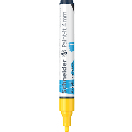 Marker vopsea acrilica Paint-It 320 4 mm Schneider Galben